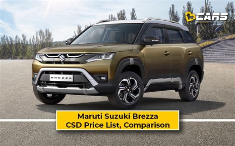 is brezza available in csd