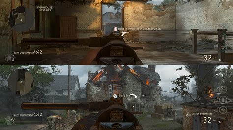 is call of duty split screen