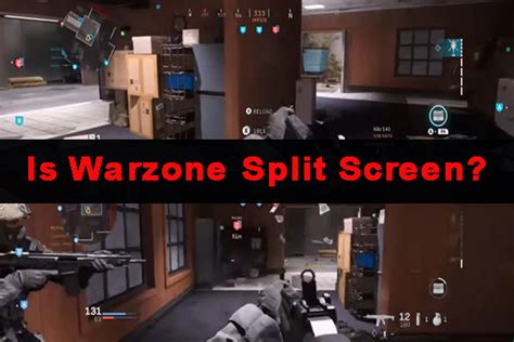 is call of duty warzone split screen on ps4