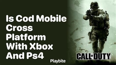 is cod mobile cross platform with xbox and ps4