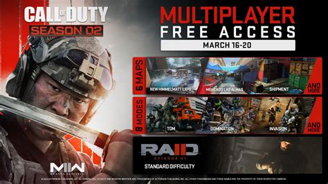 is cod multiplayer free to play