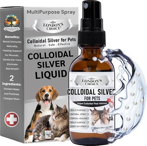 is colloidal silver safe to use on dogs skin