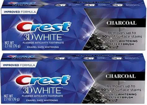 is crest 3d charcoal toothpaste safe
