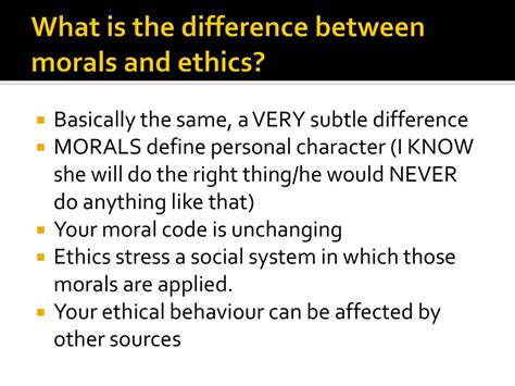 is ethics and ethical the same thing