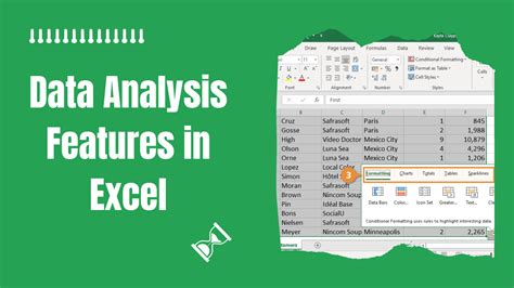 is excel good for data analysis