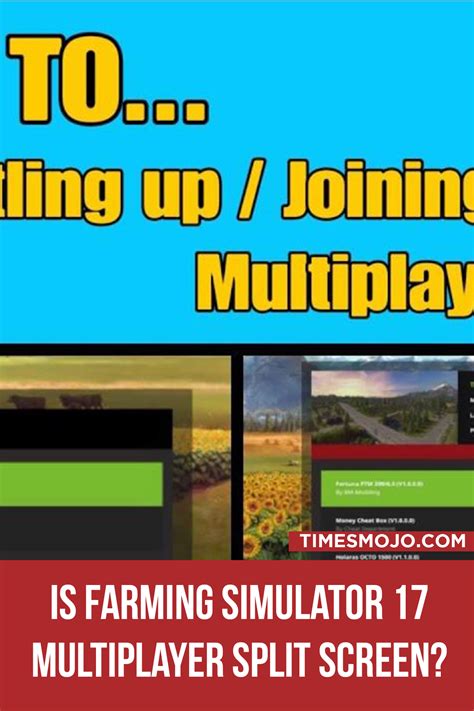 is farming simulator multiplayer split screen