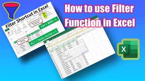 is filter function available in excel 2019