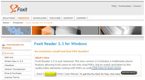 is foxit reader still free