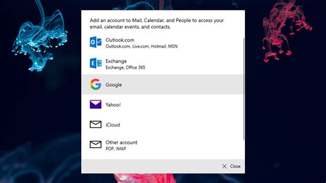 is gmail connected to microsoft account