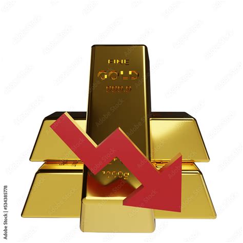 is gold going down in value