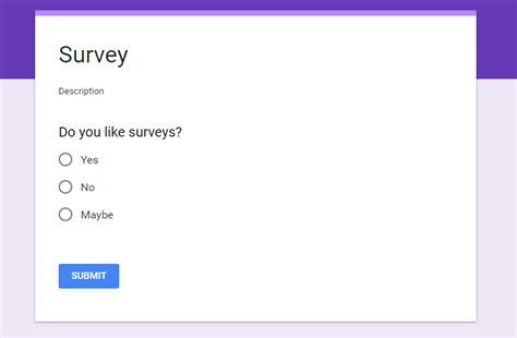 is google forms survey tool