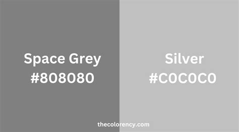 is grey and silver the same