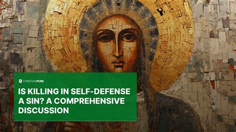 is it a sin to self defense