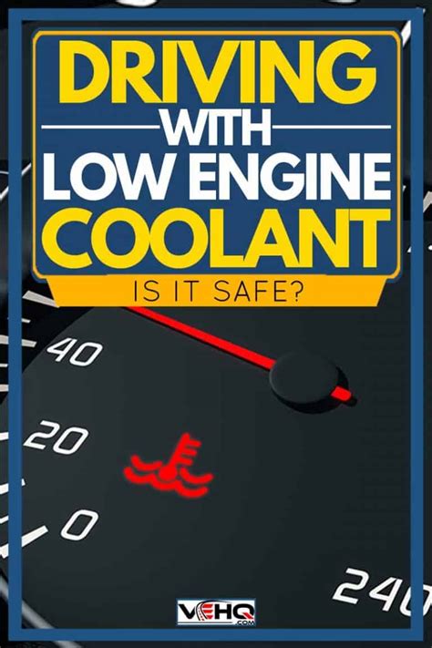 is it bad to drive with low coolant
