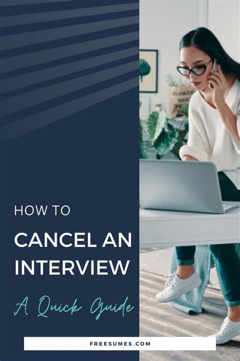 is it better to cancel an interview
