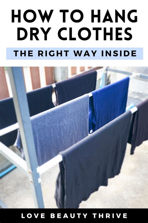 is it better to hang dry clothes inside out