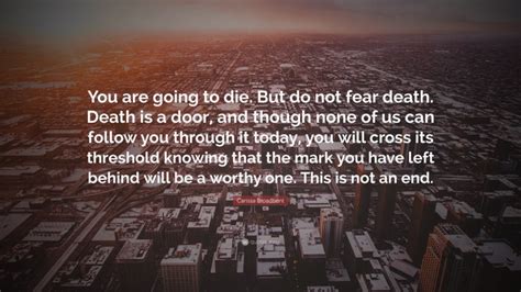 is it good to not fear death