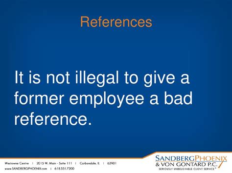 is it illegal to give a false reference