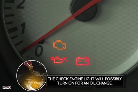 is it normal for check engine light to come on after oil change