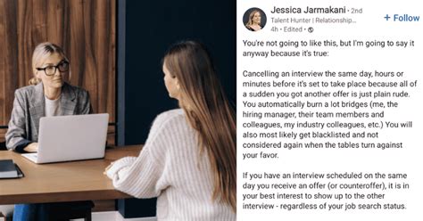 is it ok to cancel an interview reddit