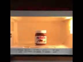 is it ok to put nutella in the microwave