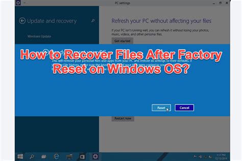 is it possible to get data back after factory reset