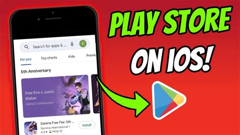 is it possible to get google play store on iphone