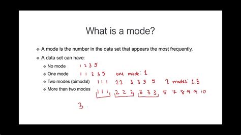 is it possible to have no mode in a data set