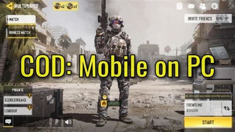 is it possible to play cod mobile on pc