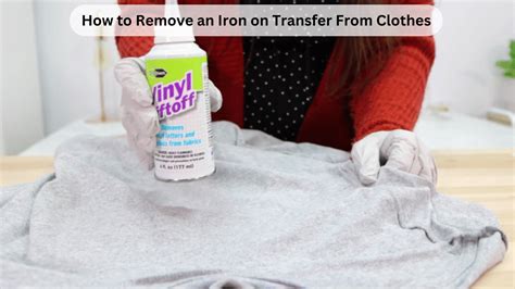 is it possible to remove iron on transfers