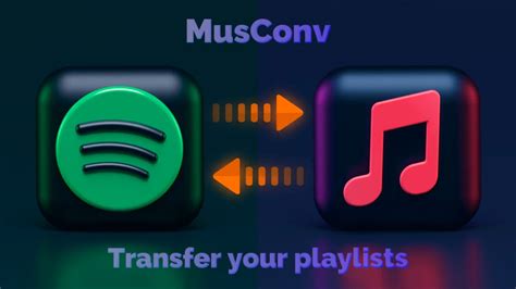 is it possible to transfer music from apple music to spotify
