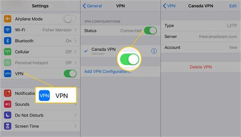 is it possible to use vpn on iphone