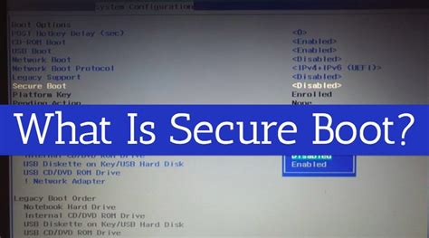 is it safe to disable secure boot