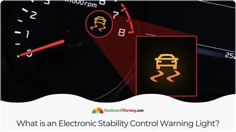 is it safe to drive with electronic stability control light on