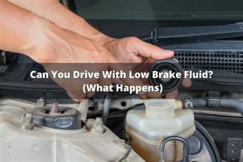 is it unsafe to drive with low.brake fluid