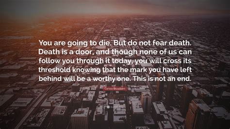 is it weird not to fear death