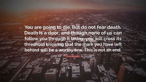 is it wrong to not fear death