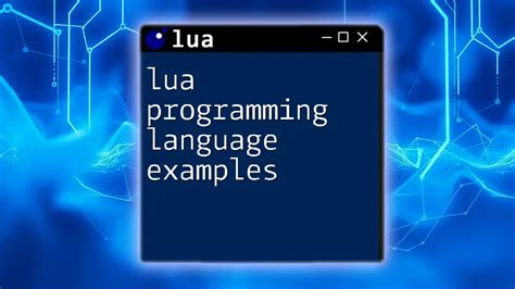 is lua a simple language