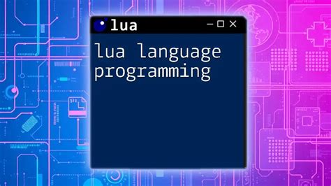 is lua a slow language