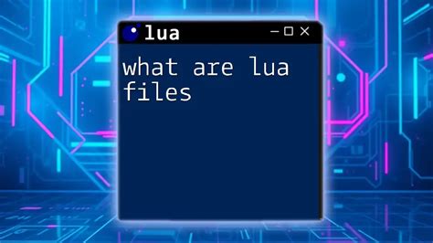 is lua safe