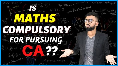 is maths compulsory for ca in 11 and 12