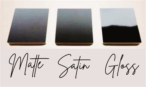 is matte finish the same as flat