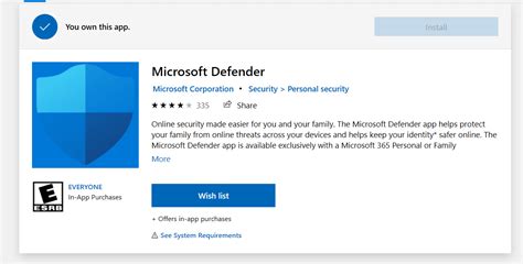 is microsoft defender included in windows 10