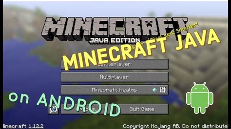 is minecraft java available on android