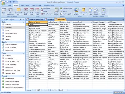 is ms access a database management software