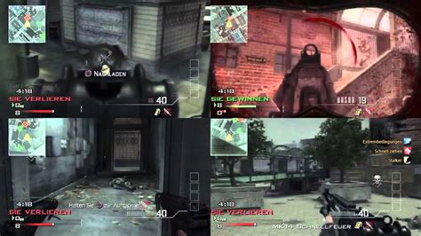 is mw3 4 player split screen