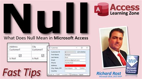 is null meaning in access