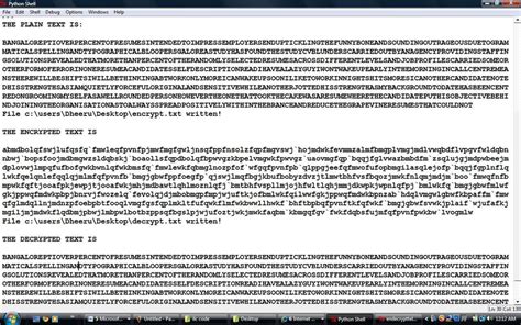 is plain text format encrypted
