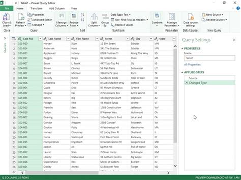 is power query available in excel 2019