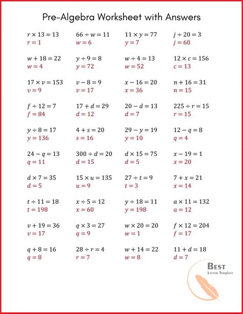 is pre algebra arithmetic